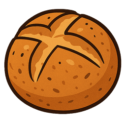 Image de pain en boule.